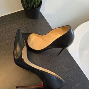 Christian Louboutin Black and Red Heels